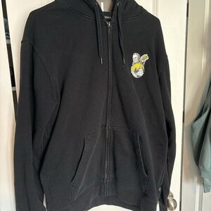 Vans Black Fleece-Lined Hoodie